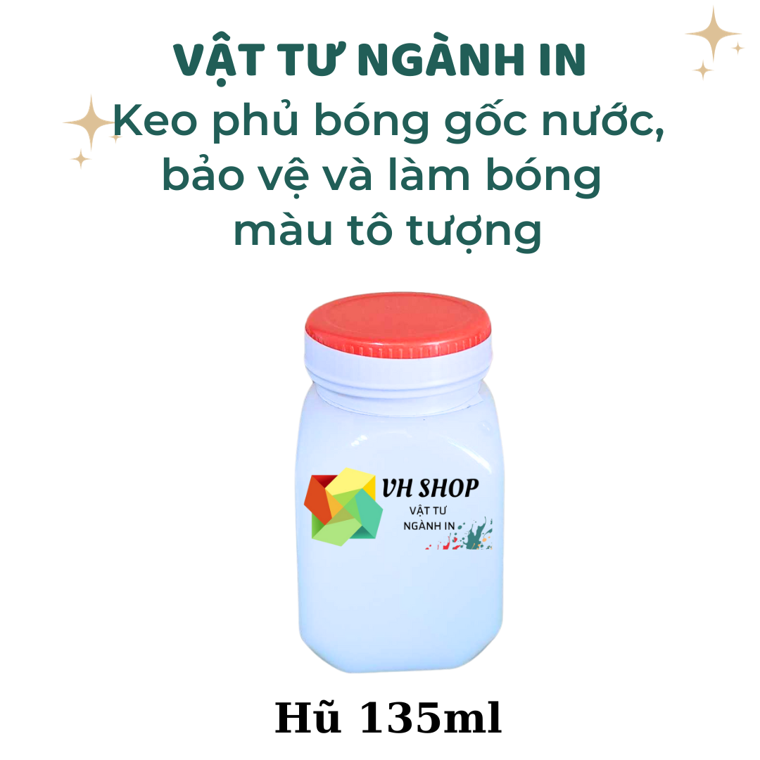Keo phủ bóng gốc nước, bảo vệ và làm bóng màu tô tượng thạch cao