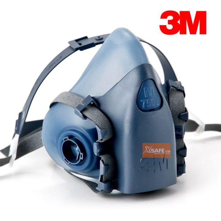 Bộ mặt nạ phòng độc 3M 7502 - Mặt nạ chống bụi - chống hơi độc -khí hàn cắt đúc kim loại