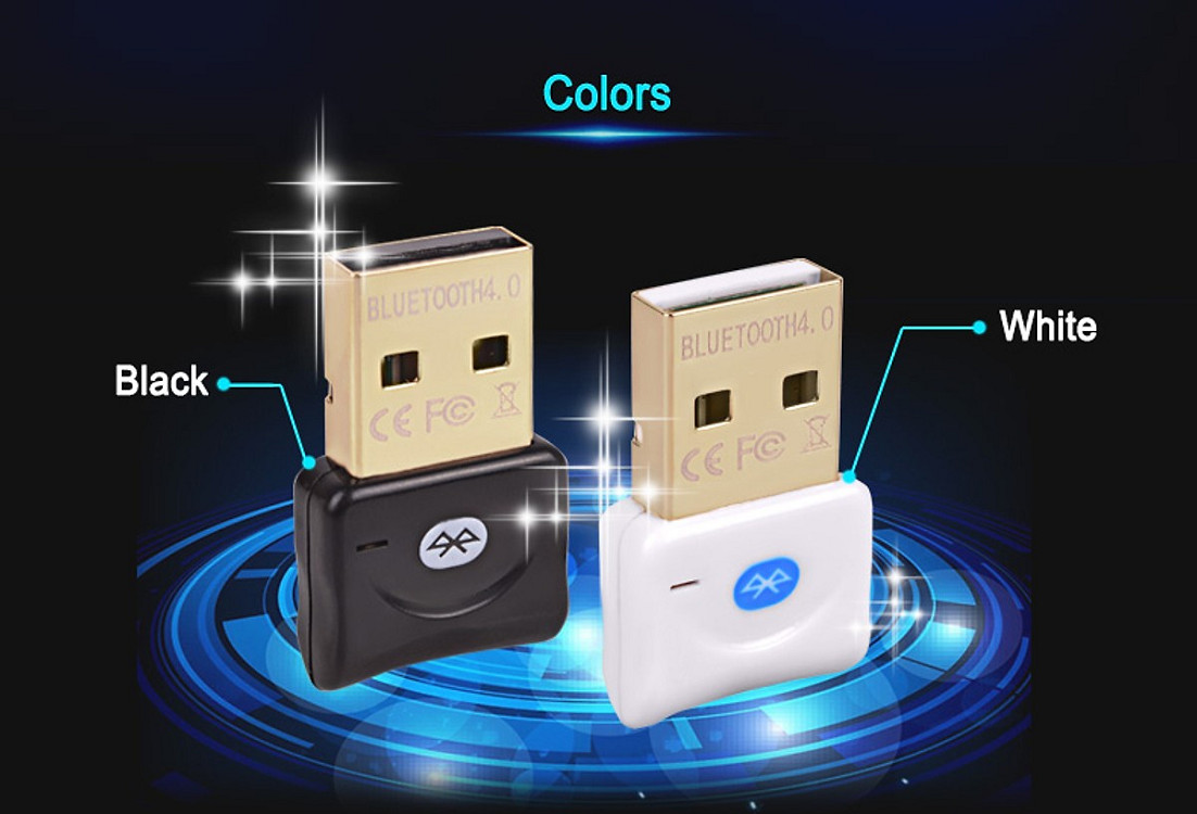 USB bluetooth cho PC - USB Bluetooth Máy Tính 4.0 CSR BT-06A - Trắng