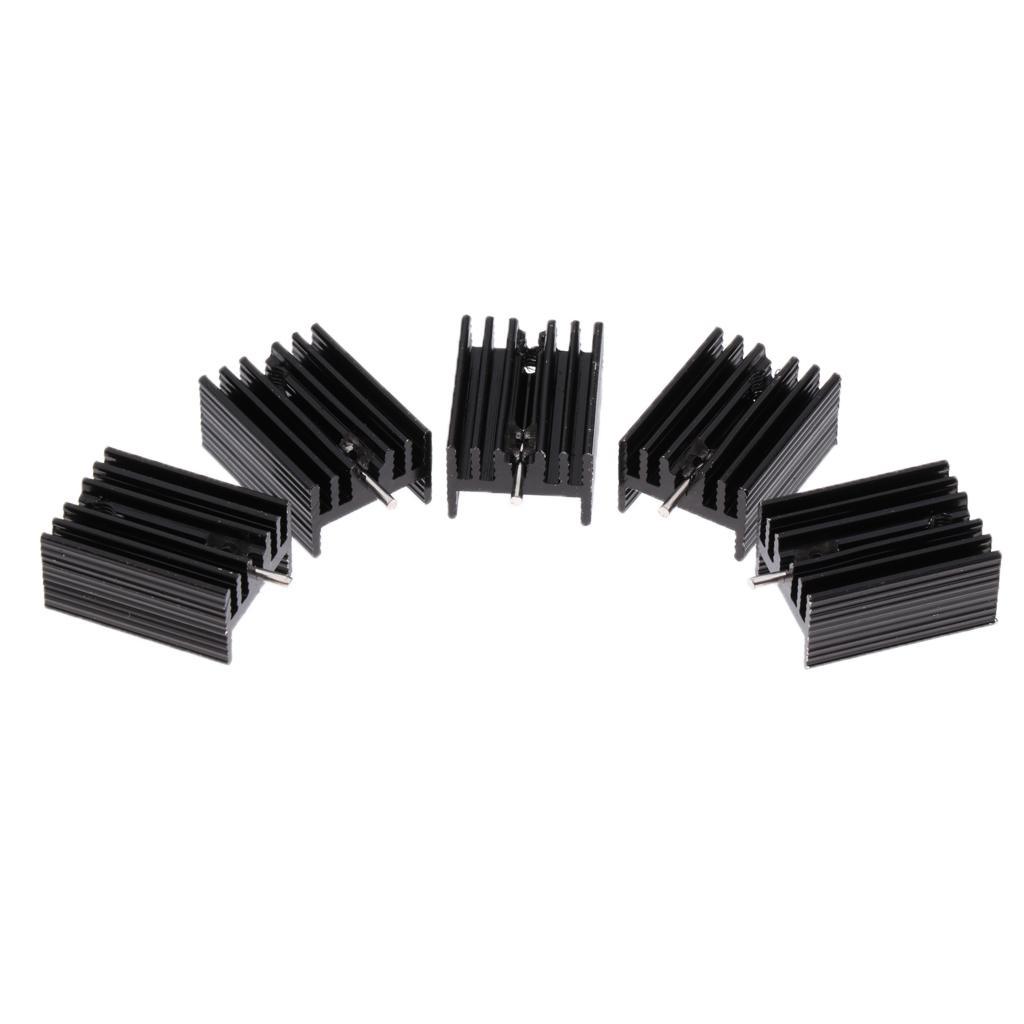 20 Pcs   Aluminum To220 Transistor Cooling  for Transistor