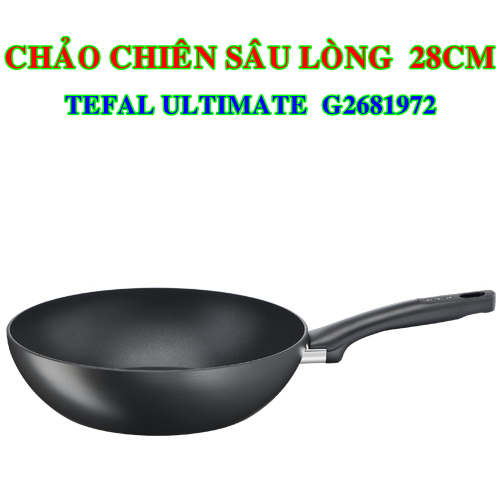 Chảo chiên sâu lòng Tefal Ultimate 28cm G2681972 - Xuất xứ Pháp