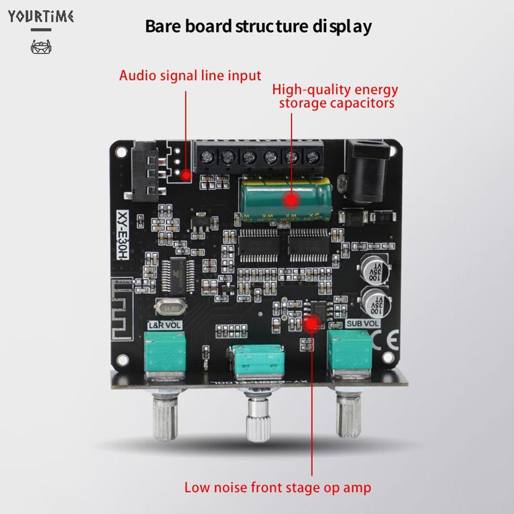 Bảng mạch khuếch đại âm thanh bluetooth 2.1 kênh XY-E30H