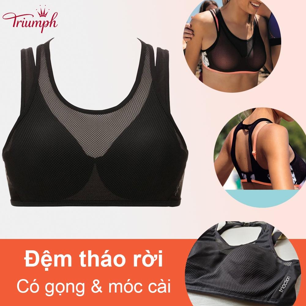 Áo ngực thể thao TRIUMPH Triaction Magic Motion Pro có gọng có móc đệm ngực tháo rời