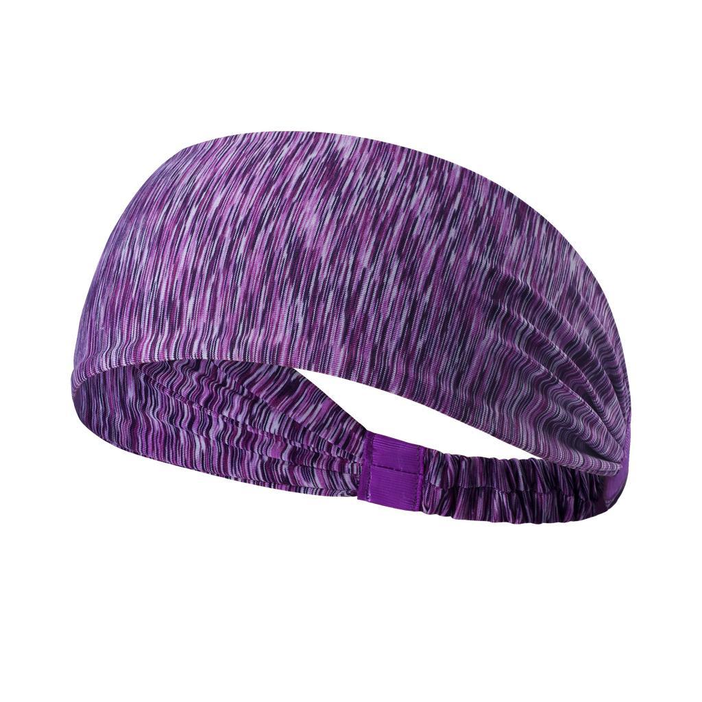 Women Headband Wrap Gym Fitness Elastic Sweatband
