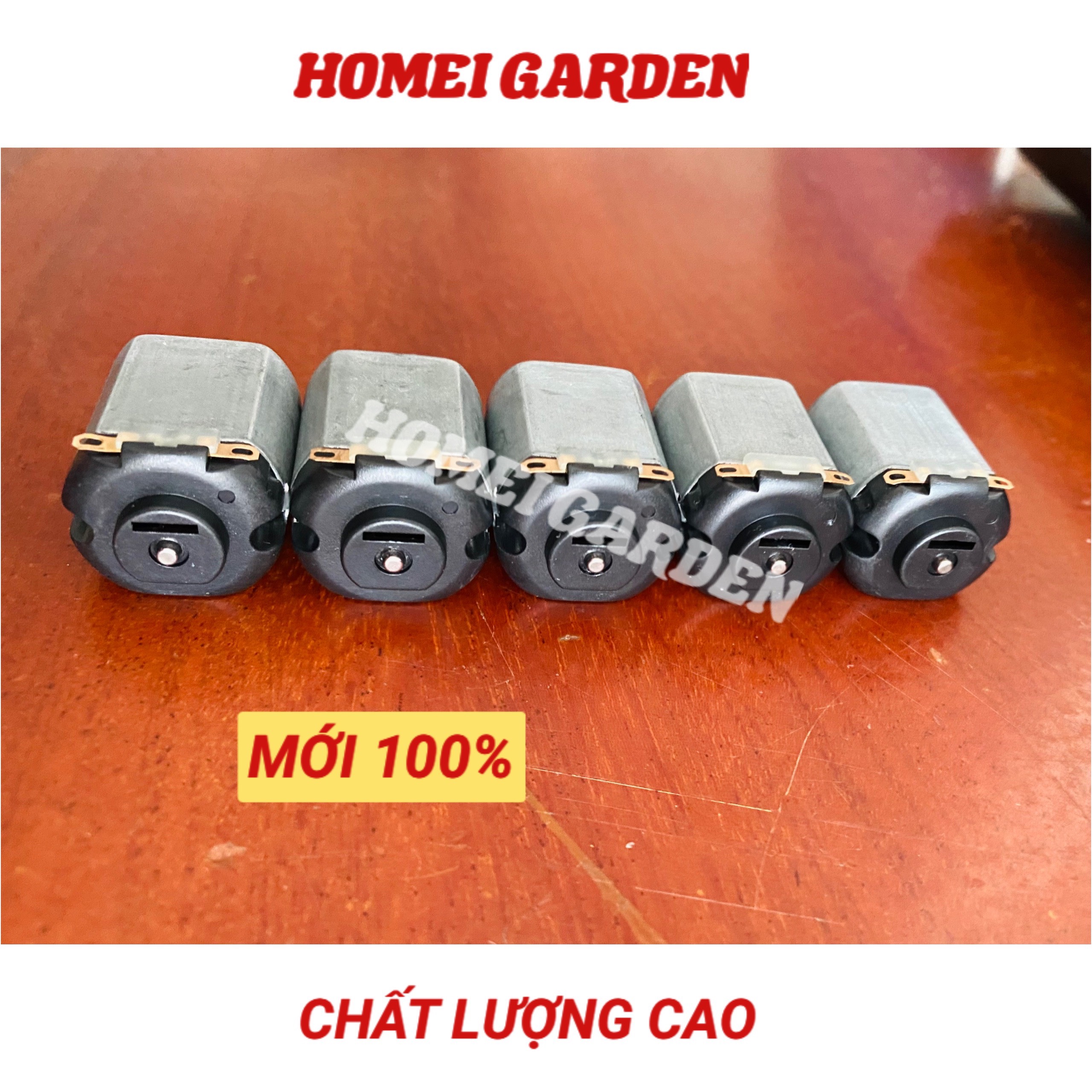 5 cái motor mini chạy pin điện áp 3v mẫu 130, hàng mới 100%