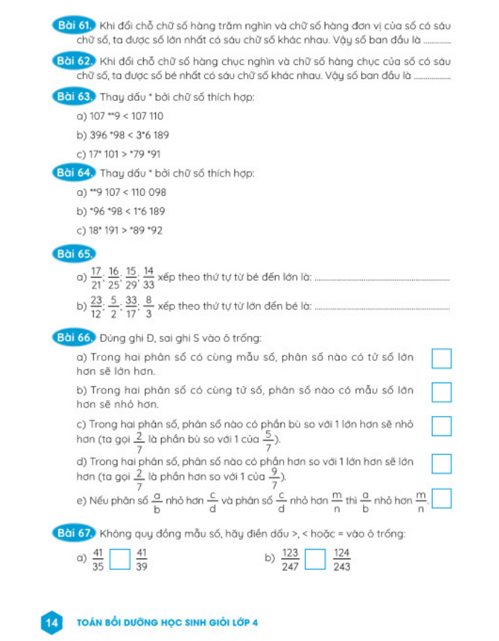 Sách - Toán Bồi Dưỡng Học Sinh Giỏi Lớp 4 - Biên soạn theo chương trình GDPT mới
