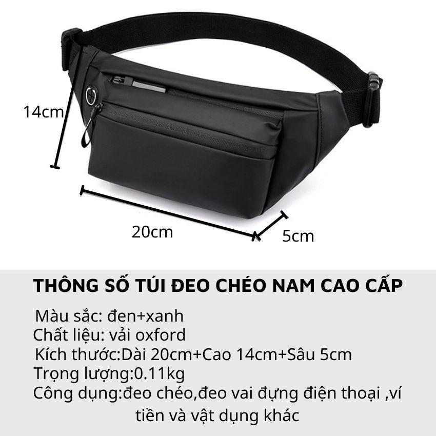 Túi đeo chéo nam nữ Unisex thời trang siêu nhẹ chống nước TCN04