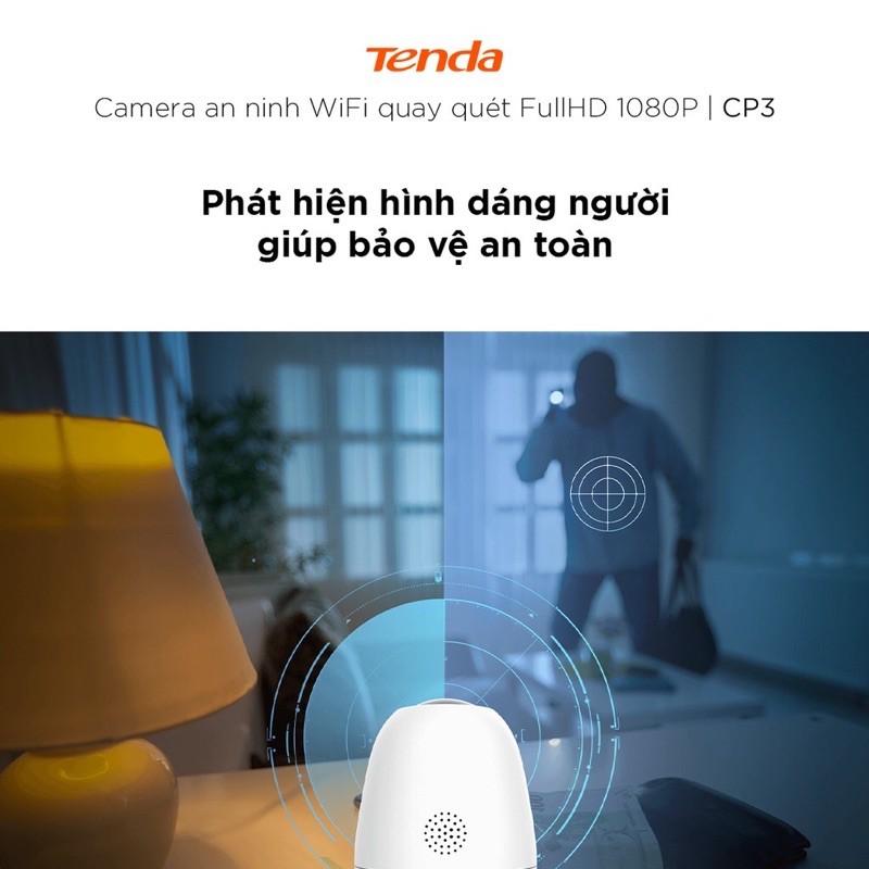 Camera IP wifi Tenda CP3 dùng cho gia đình - hàng chính hãng ( rõ hơn Ezviz C6N và Imou A22 )