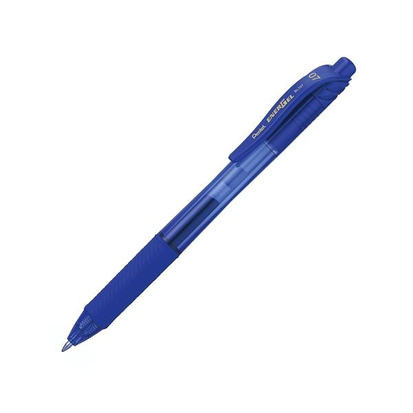 Bút Bi Gel EnerGel 0.7 mm - Pentel BL107-C - Mực Xanh