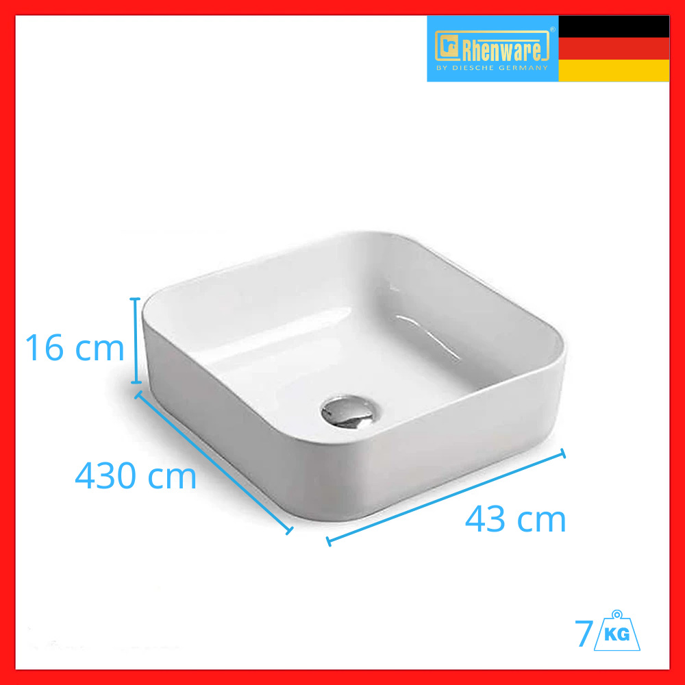 Chậu lavabo dương bàn LVB-Y16128VNC