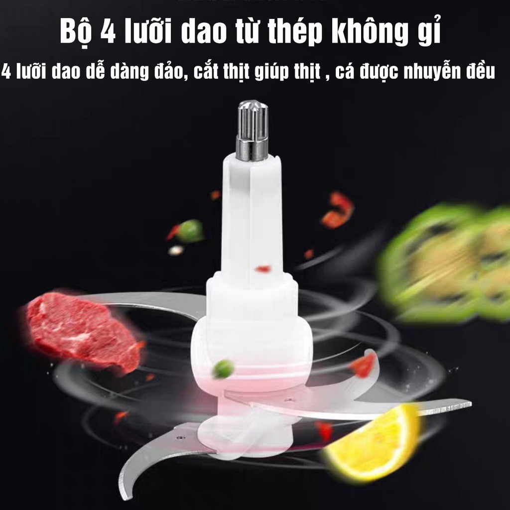 Lưỡi Dao Máy Xay Thịt Inox - Lưỡi Máy sinh tố Dung Tích 2l,3l siêu bén - đa năng