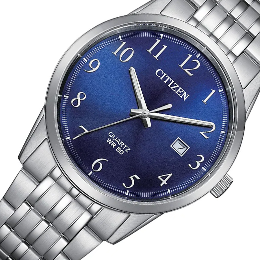 Đồng Hồ Nam Citizen Dây Thép Không Gỉ BI5008-51L - Mặt Xanh (39mm)