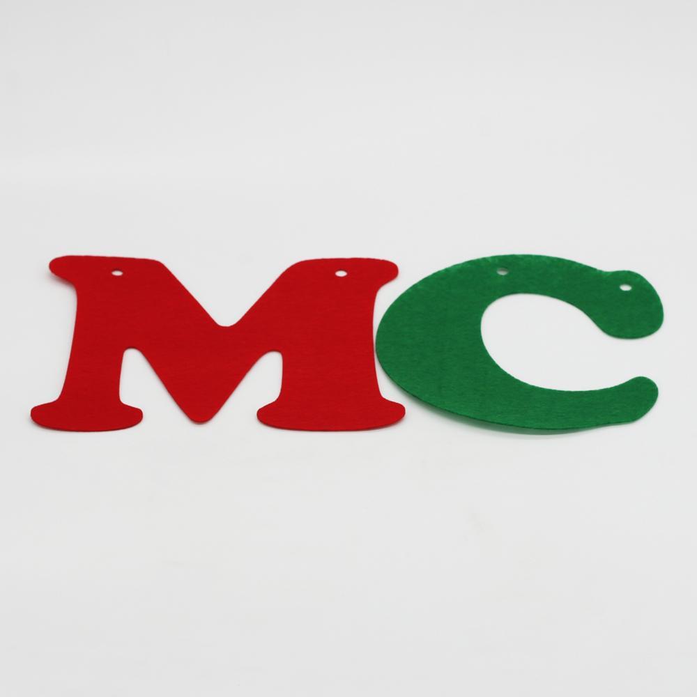 Red Green Merry Christmas Party Flag Banner Bunting Garden Home Door Decor