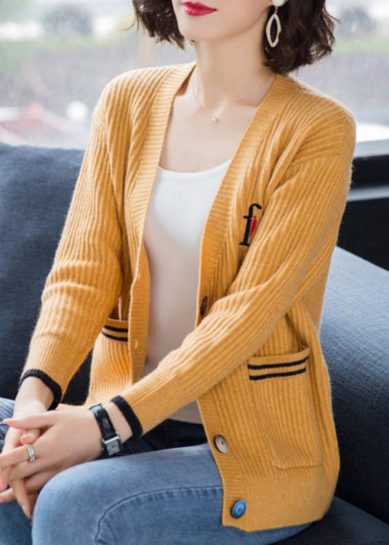 Áo Cardigan Nữ Form Hàn Quốc Khoác Vai ALNO34 MayBlue