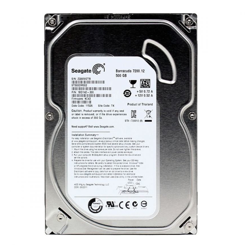 Ổ cứng Seagate 500G - Hàng Nhập Khẩu