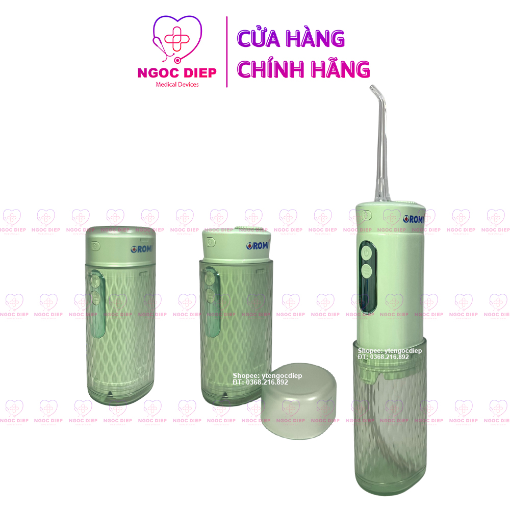 Máy tăm nước cầm tay OROMI VTM-5031 chống thấm nước IPX7 - Vệ sinh răng miệng công nghệ mới