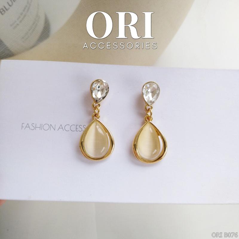 Khuyên tai nữ giọt nước Ciara sang trọng ORI ACCESSORIES B076