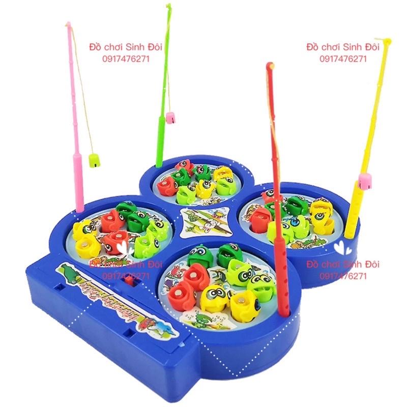 Đồ chơi câu cá - hộp 4 hồ có nam châm