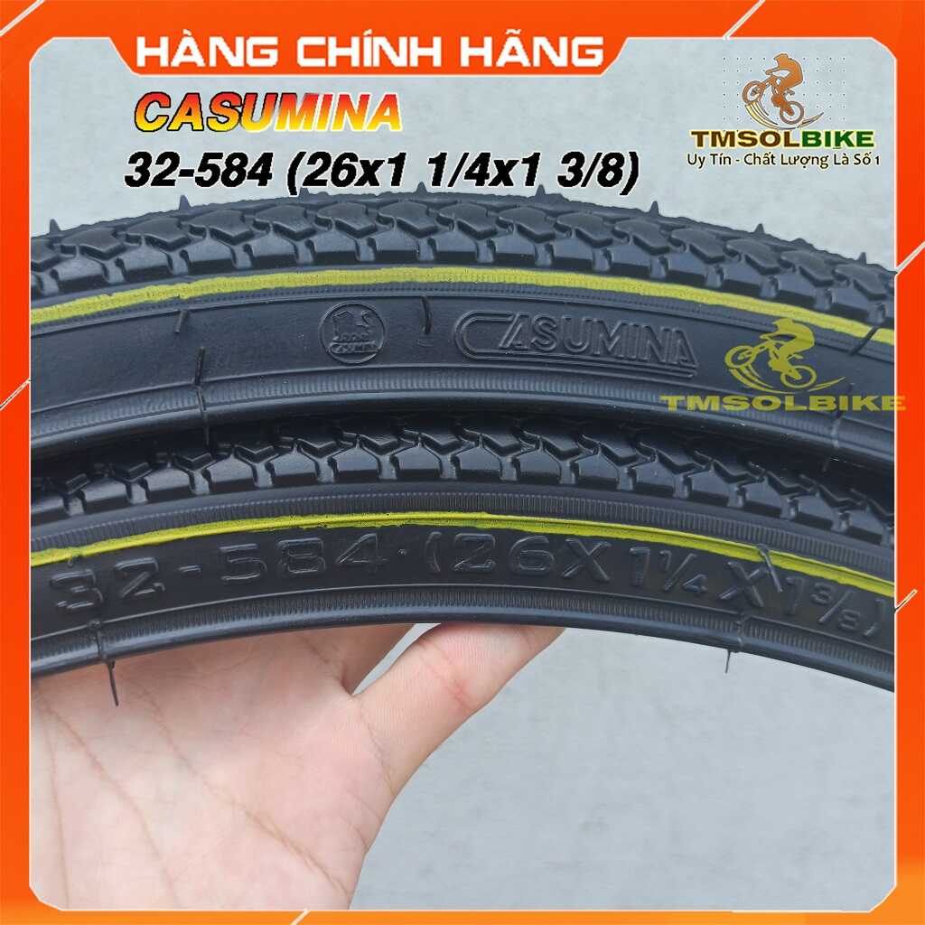 Vỏ Lốp Xe Đạp 26x1 1/4 x 1 3/8 CASUMINA