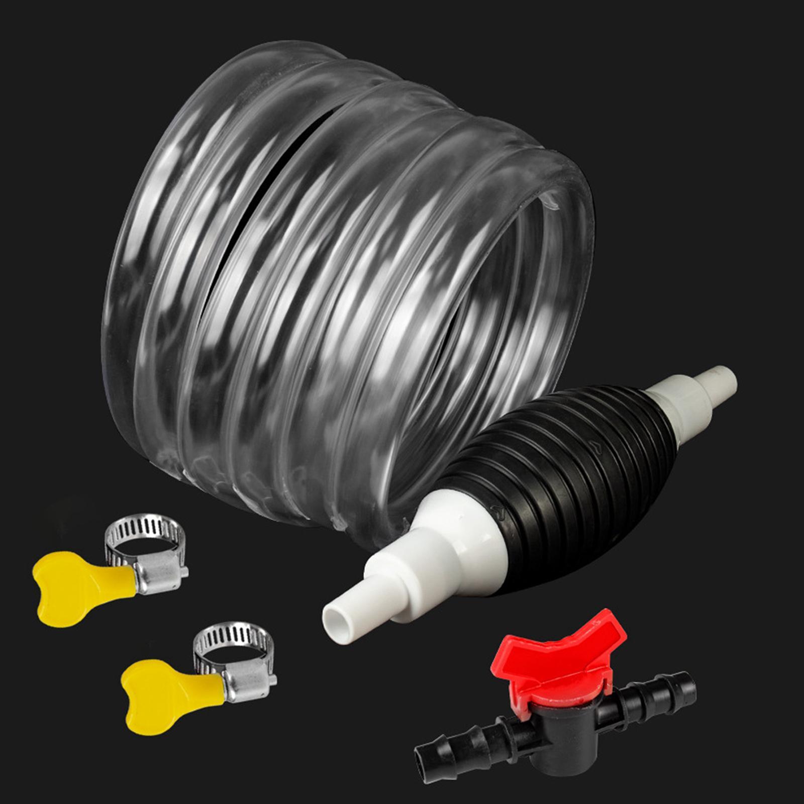 Liquid Petrol Portable fuel transfer hose pump 100cm