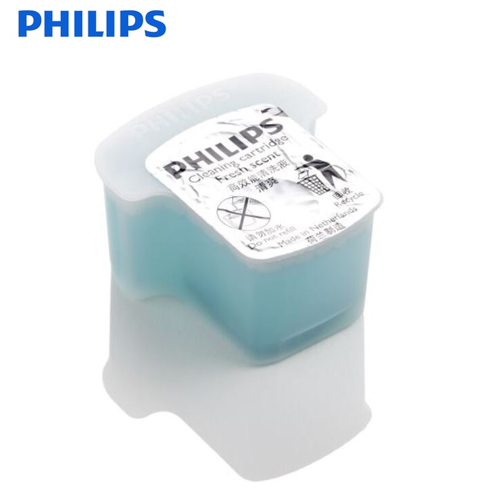 Bình nước rửa máy cạo râu Philips Cleaning cartridge JC302/52 - HÀNG NHẬP KHẨU