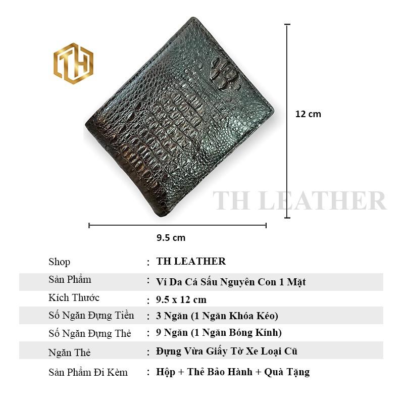 Ví Da Cá Sấu Nguyên Con, Bóp Nam Da Cá Sấu