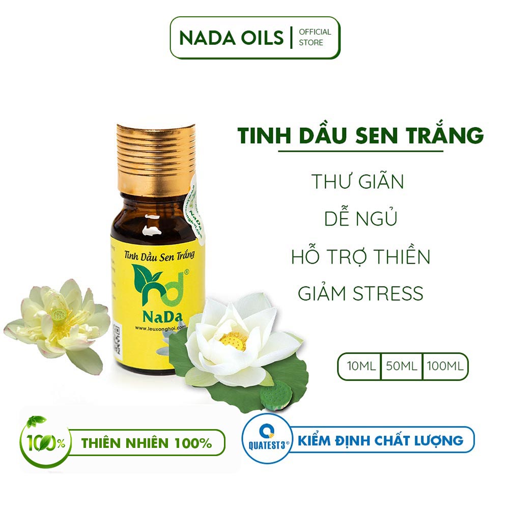Tinh dầu sen trắng nguyên chất Nada
