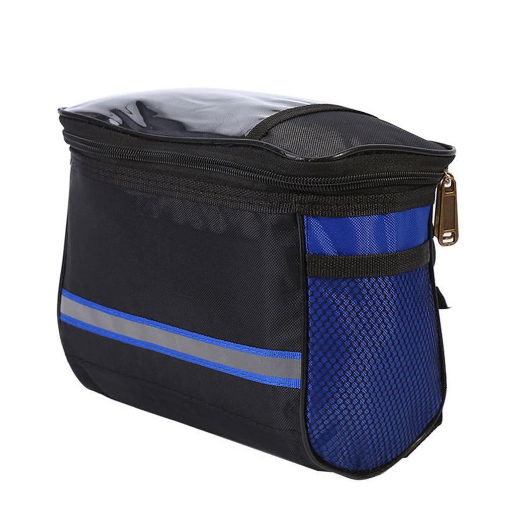 2Pcs Bicycle Handlebar Bag Bike Front Bag Holder Outdoor Riding Storage Pack