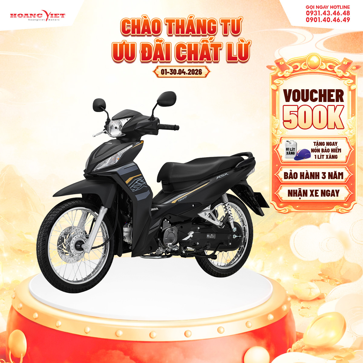 Xe máy Honda Wave RSX 2026- Phiên Bản Đặc Biệt