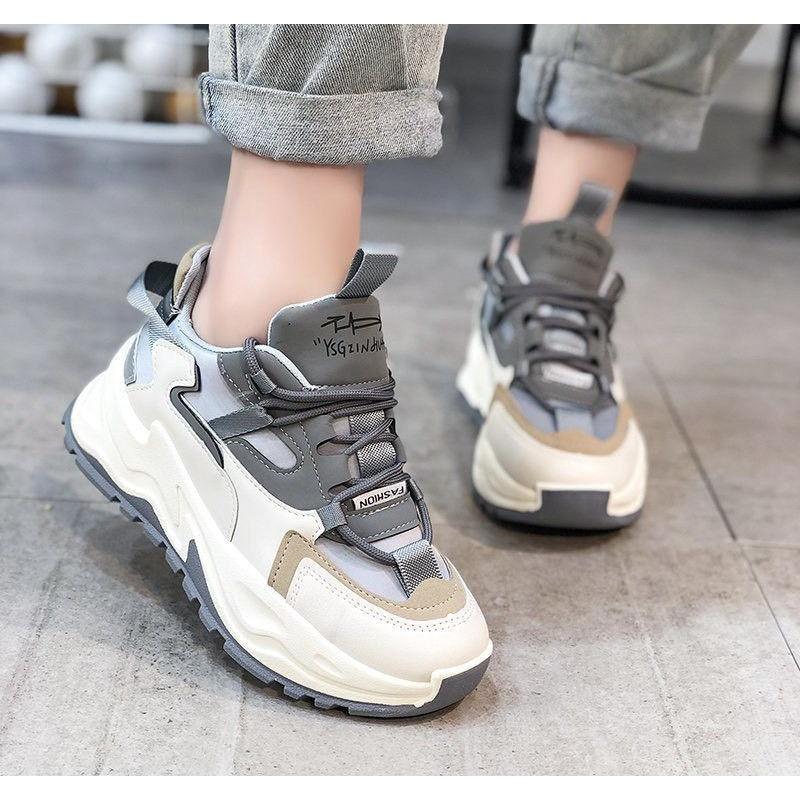 Giày Nữ Thể Thao Đế Gồ Tia Sét 66