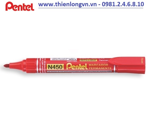 Bút lông dầu Pentel – N450 màu đỏ