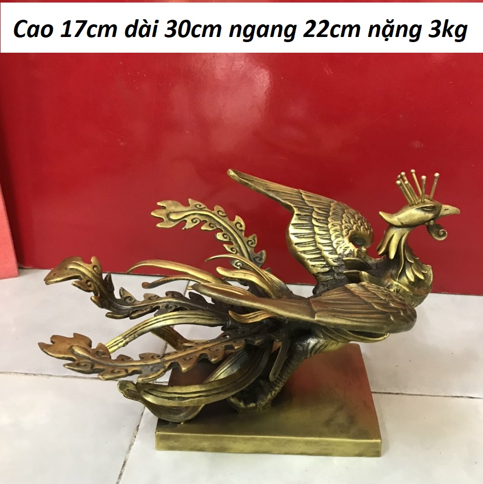 Tượng khổng tước minh vương bằng đồng MS22a