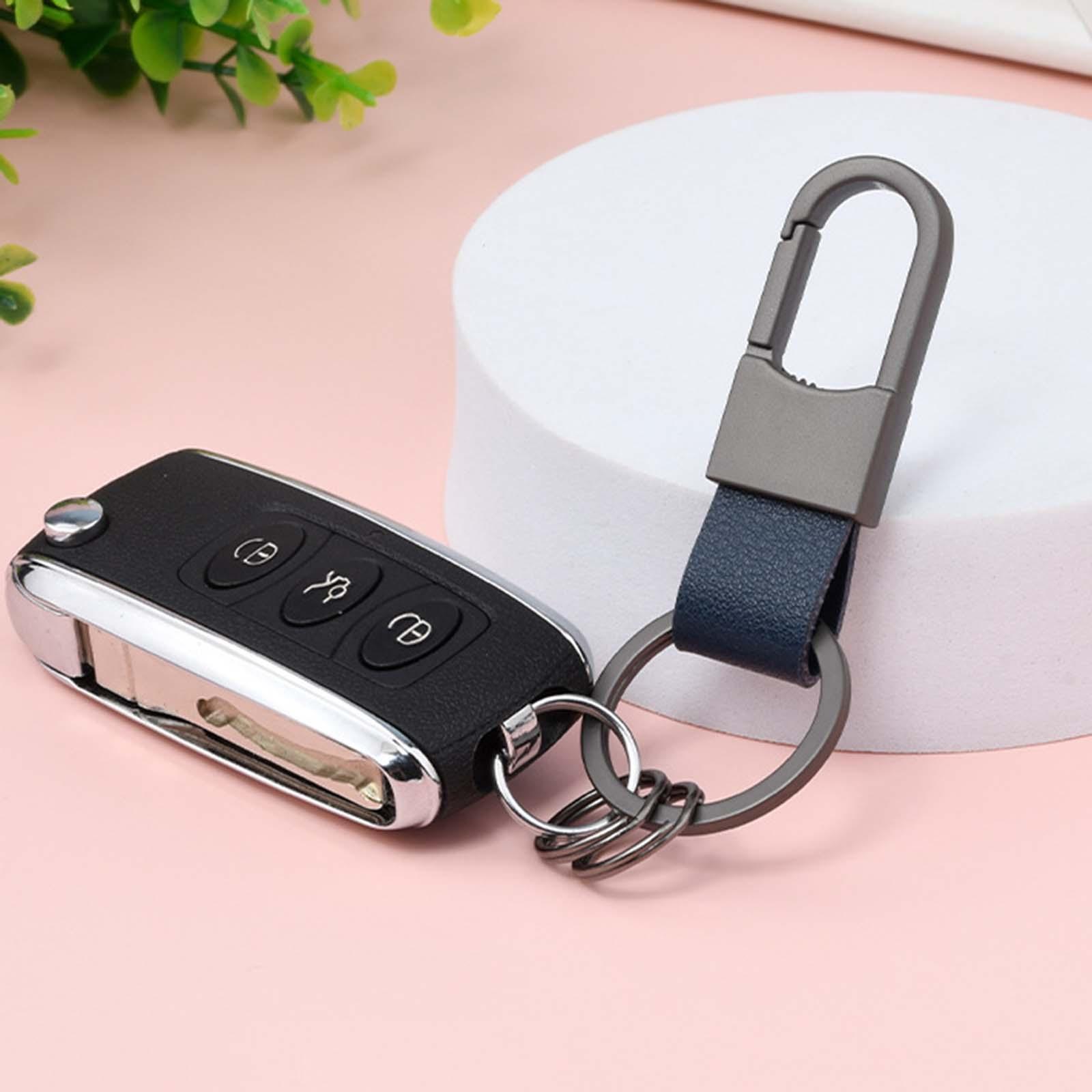 Car Fob Key Keychain Holder Universal Heavy Duty Blue