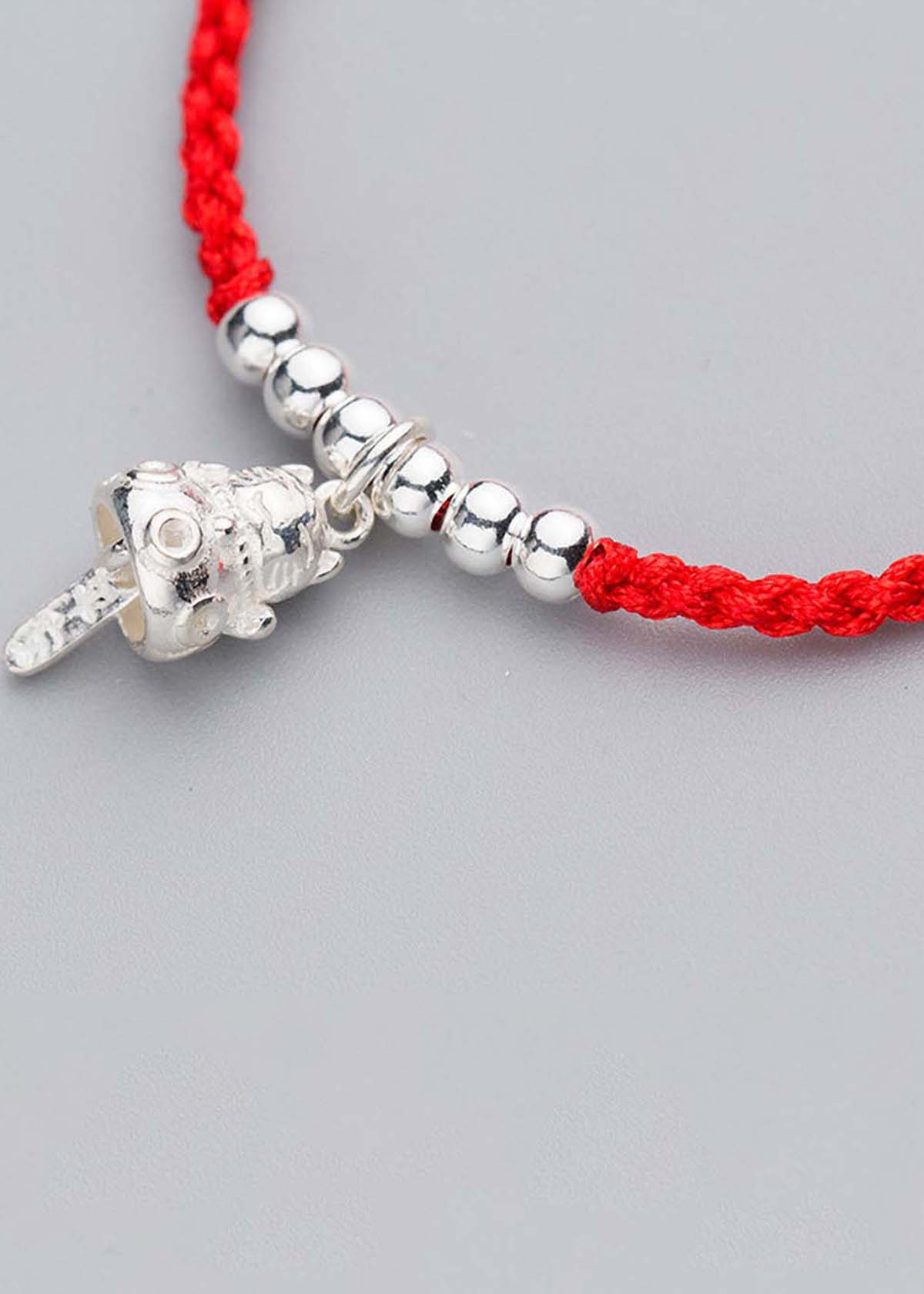 Combo 2 vòng thắt dây đỏ charm treo may mắn - Ngọc Quý Gemstones