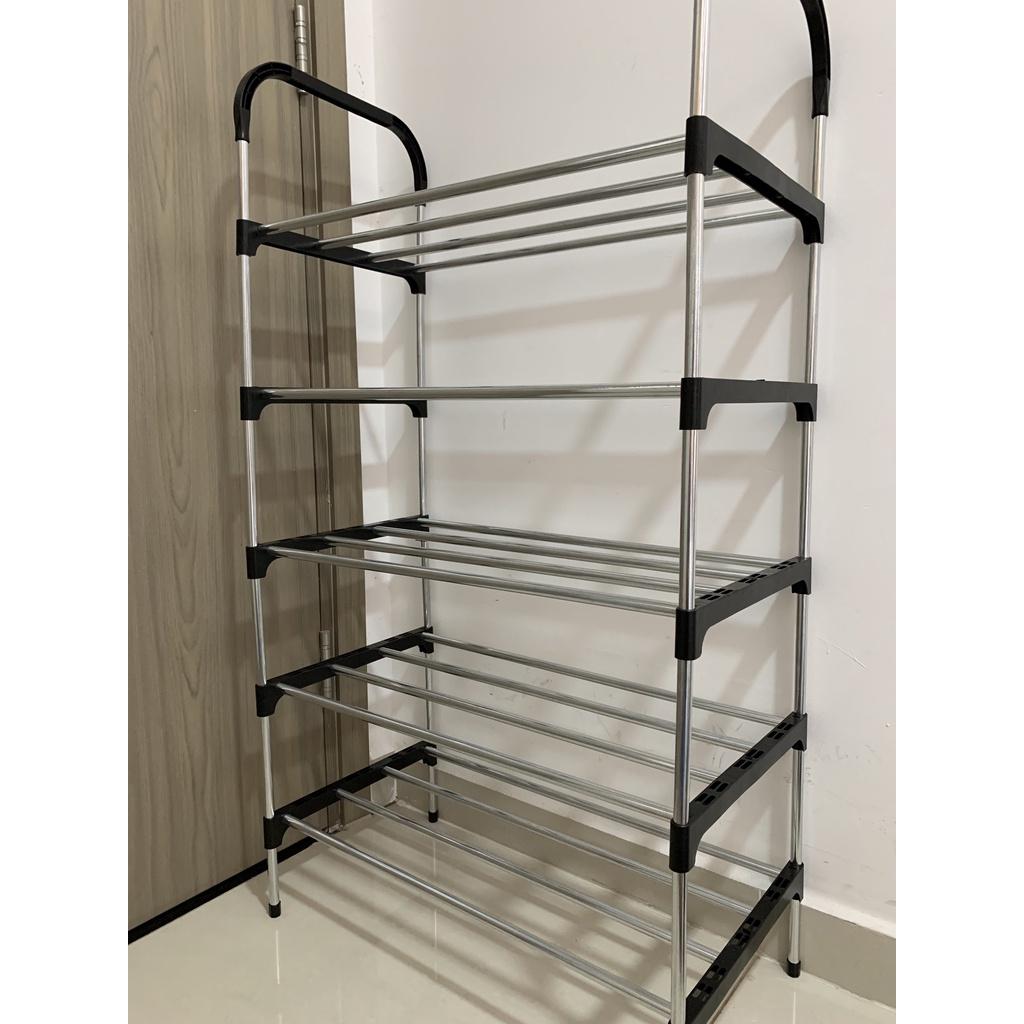 KỆ GIÀY DÉP INOX 5 TẦNG