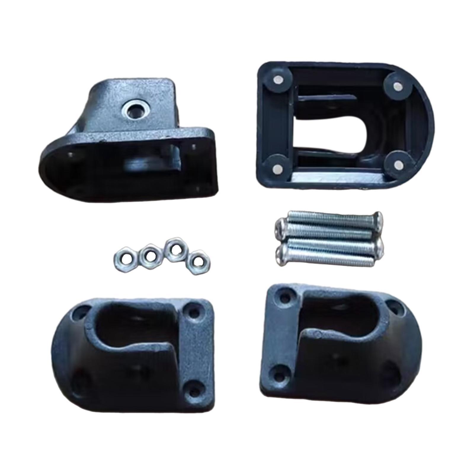 4x Folding Table Leg Brackets Repair Durable Reading Bed Table Leg