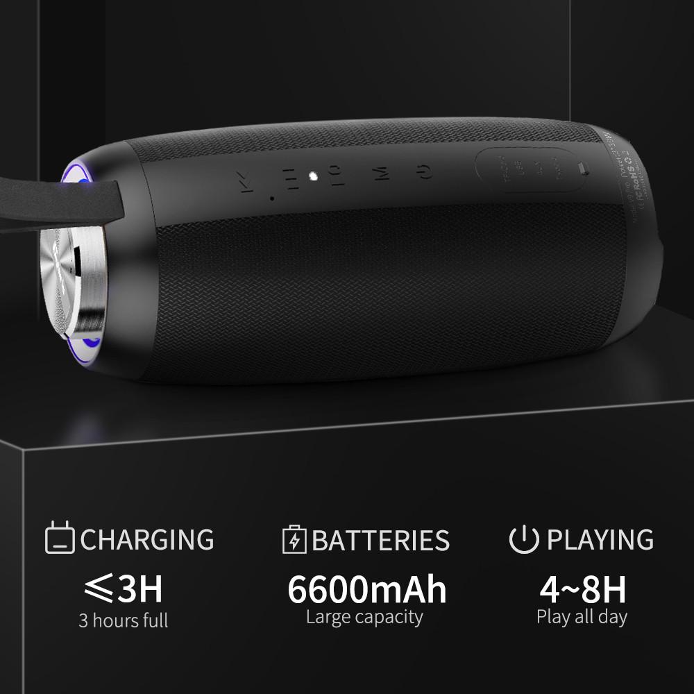 60W CAIXA DE SOM Cột Di động Bluetooth Loa TWS Loa Boom không dây Color: Other