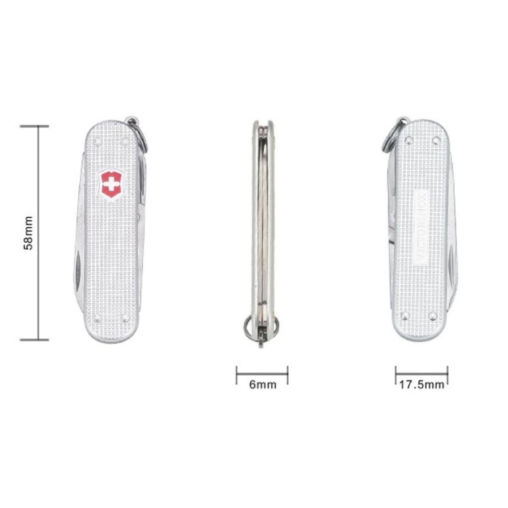 Dao đa năng VICTORINOX Classic Alox 0.6221.26 (58 mm) – Hãng phân phối chính thức