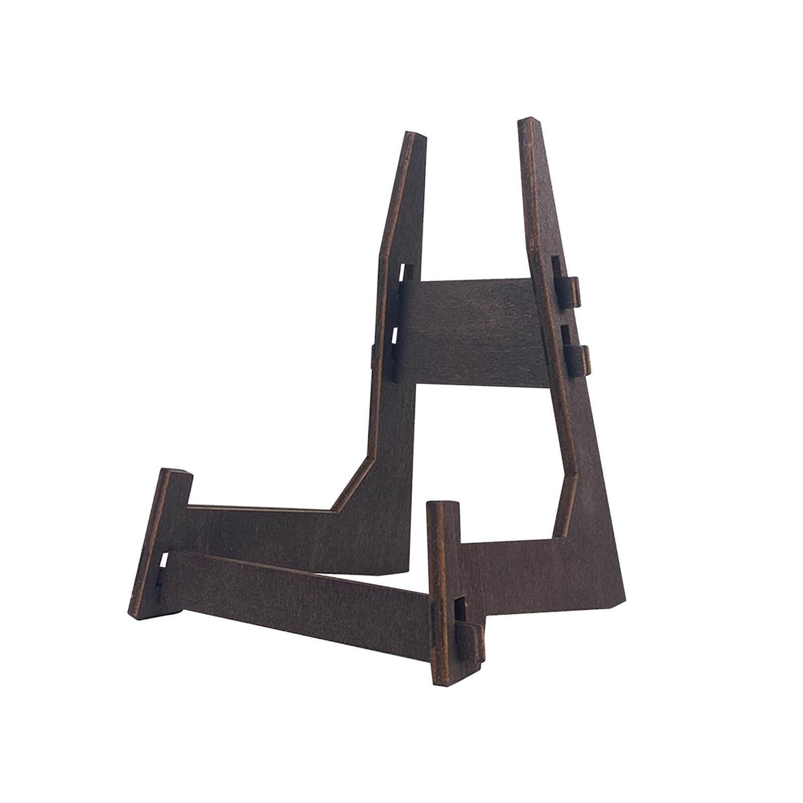 Photo Holder Stand Decorative Tabletop Easels for Platter Artworks Round Tea