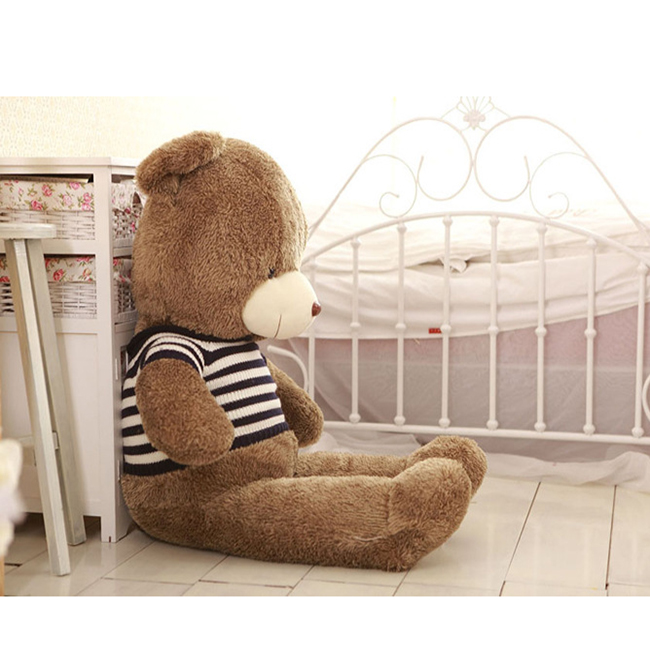 Gấu Bông Teddy Mặc Áo Len Xanh Siêu Mịn 60cm Quà Tặng Siêu Đáng Yêu (Gấu Tới Trường)