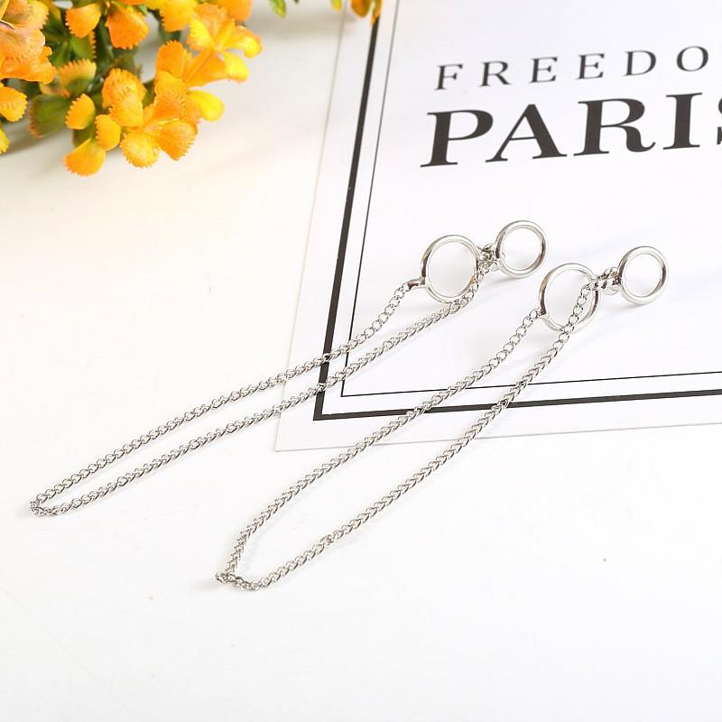 Bông tai khuyên tai unisex BTS mắt xích tròn