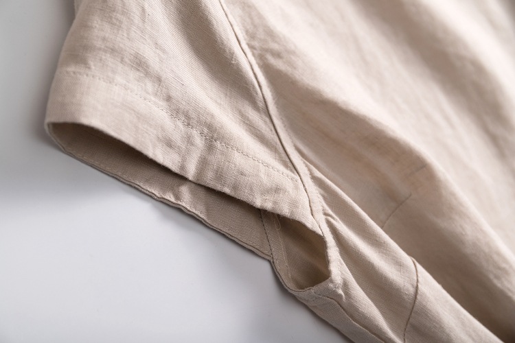 Đầm linen công sở dáng suông, kèm dây thắt eo, phong cách trẻ trung CS84