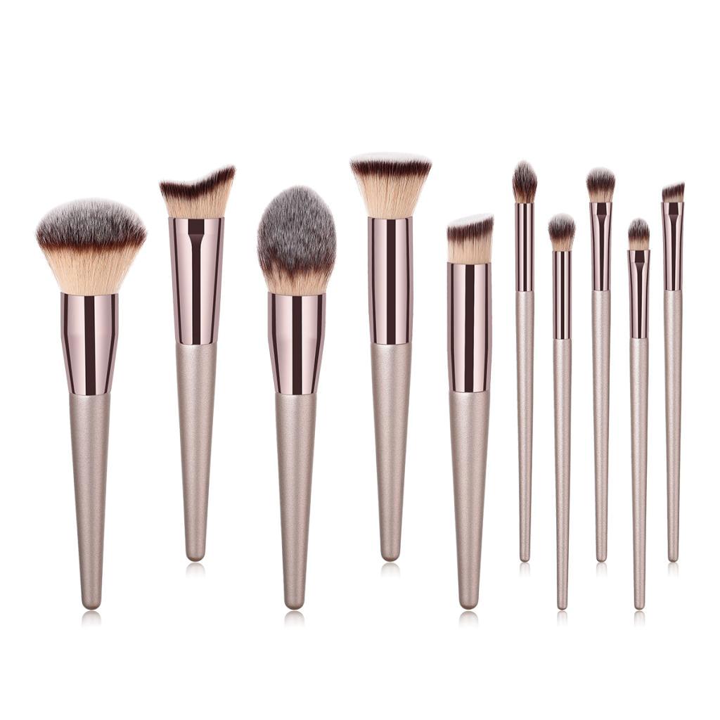 2Pcs Setting Powder Concealer Contour Kabuki Brush Makeup Beauty Tool Set