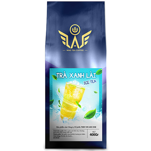 Trà Đá Xanh Lài WAOTEA - Dòng Sản Phẩm Hương Vị Quốc Dân - Hàng Chính Hãng - Túi 400Gram