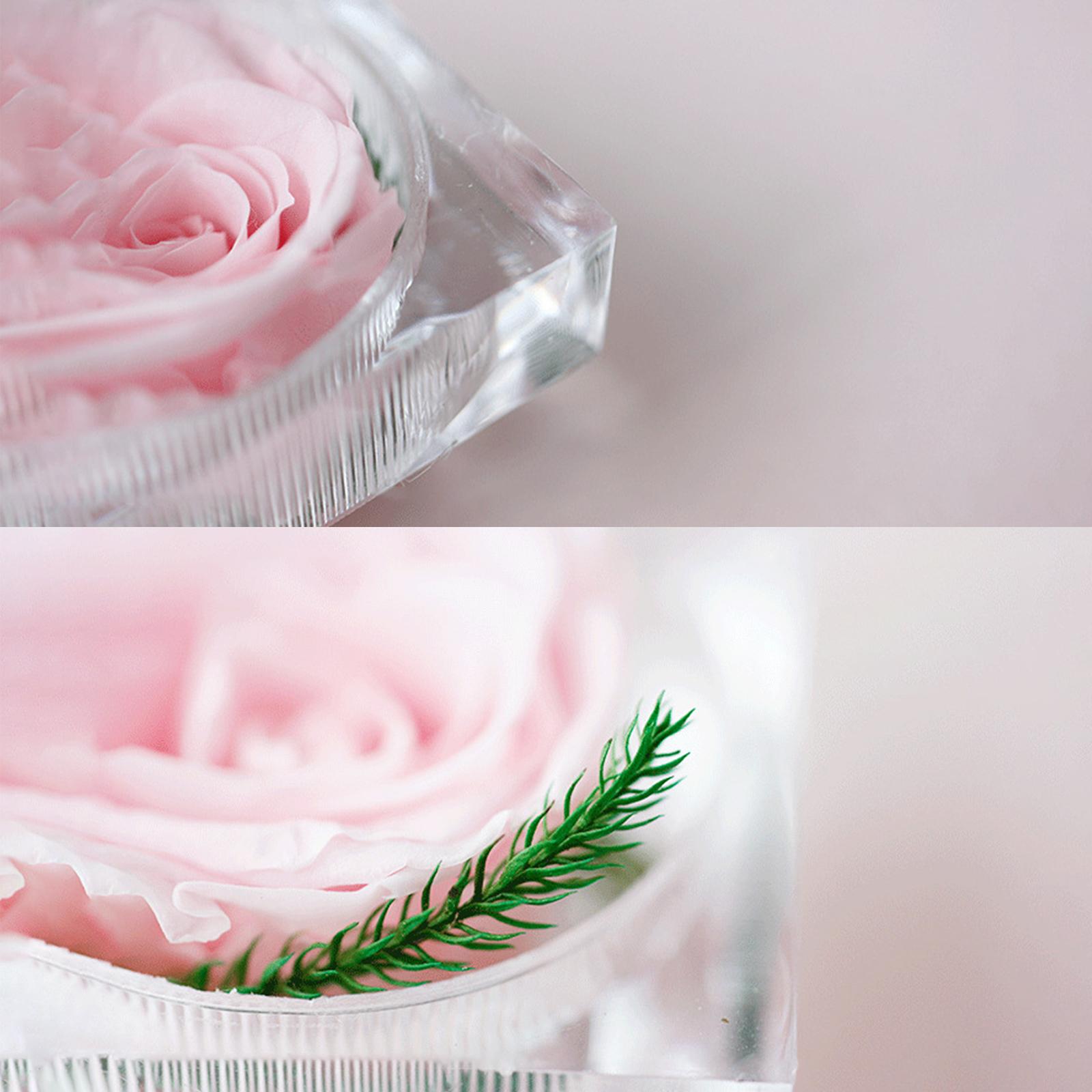 Hoa hồng vĩnh cửu được bảo quản trong hộp kính có mùi thơm làm quà tặng Valentine, ngày của mẹ