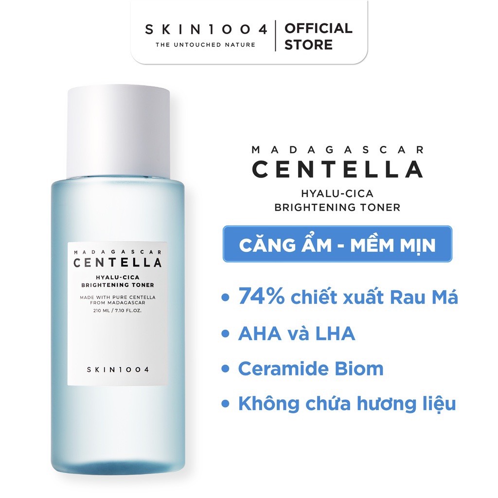 Nước Hoa Hồng Skin1004 Madagascar Centella Hyalucica Brightening Toner 210ml