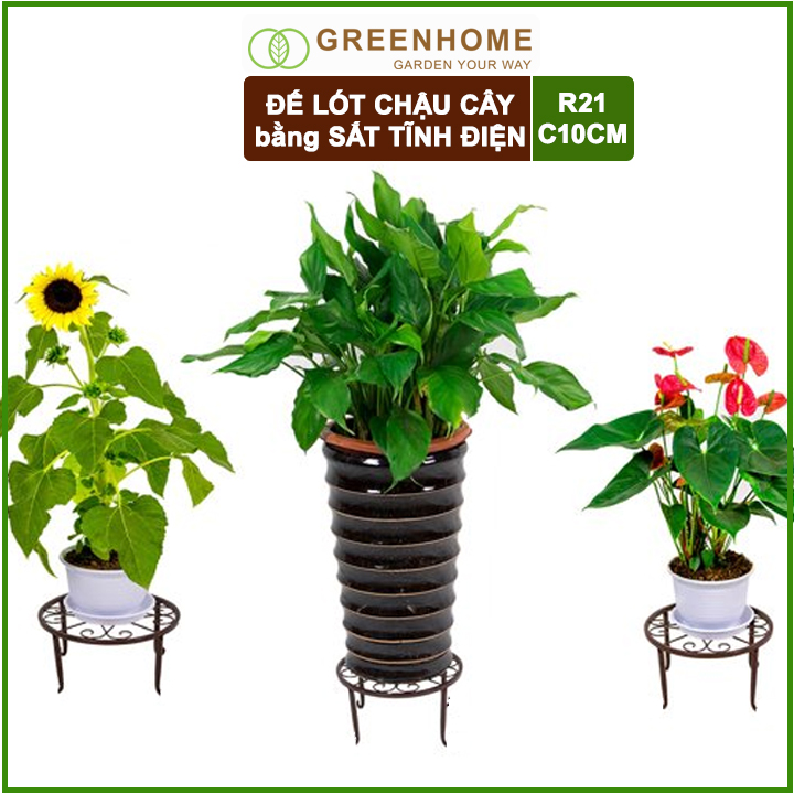 KHUNG SẮT ĐỂ CHẬU 21*10