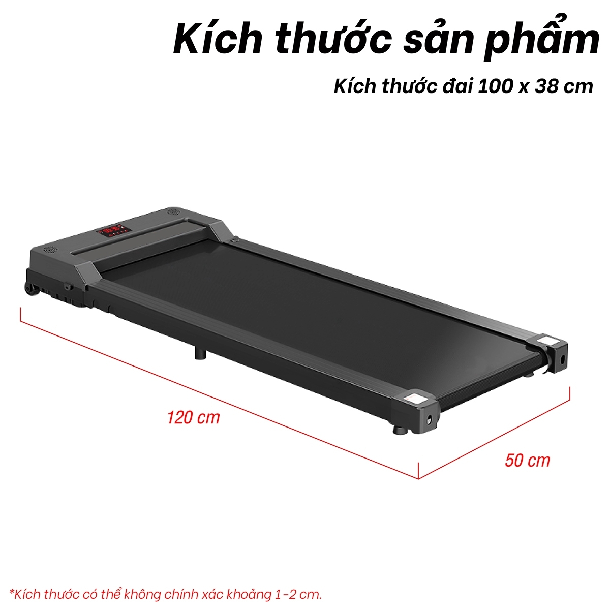Máy chạy bộ đi bộ gia đình TM310 &amp; TM310A [BLACK] thế hệ mới có điều khiển từ xa