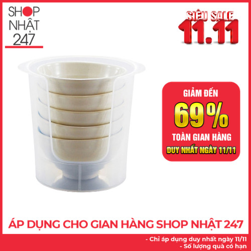 Bộ 2 khay úp bát di động tiện dụng - Hàng nội địa Nhật