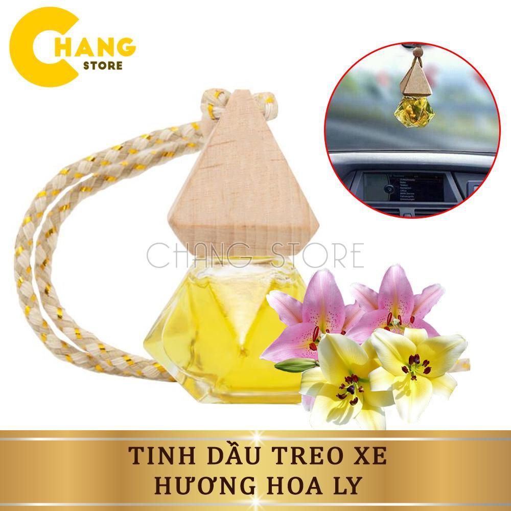 Tinh dầu treo xe hương hoa ly thơm dịu nhẹ Khử mùi xe, khử mùi nội thất